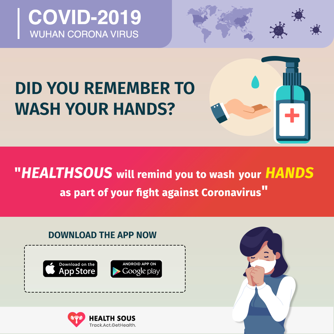 HealthSous's tweet photo. Do you remember to wash your hands timely?
Comes up with the #Handwash reminder for you in your fight against the deadly virus.

#healthsous #yourfitnessassistant #handwash #Covid19 #Corona #Coronakostopkarona #AbKaroDeshKiRakhwali #MondayMotivation #healthylifestyle #Coronavirus https://t.co/27VjrFRKfx