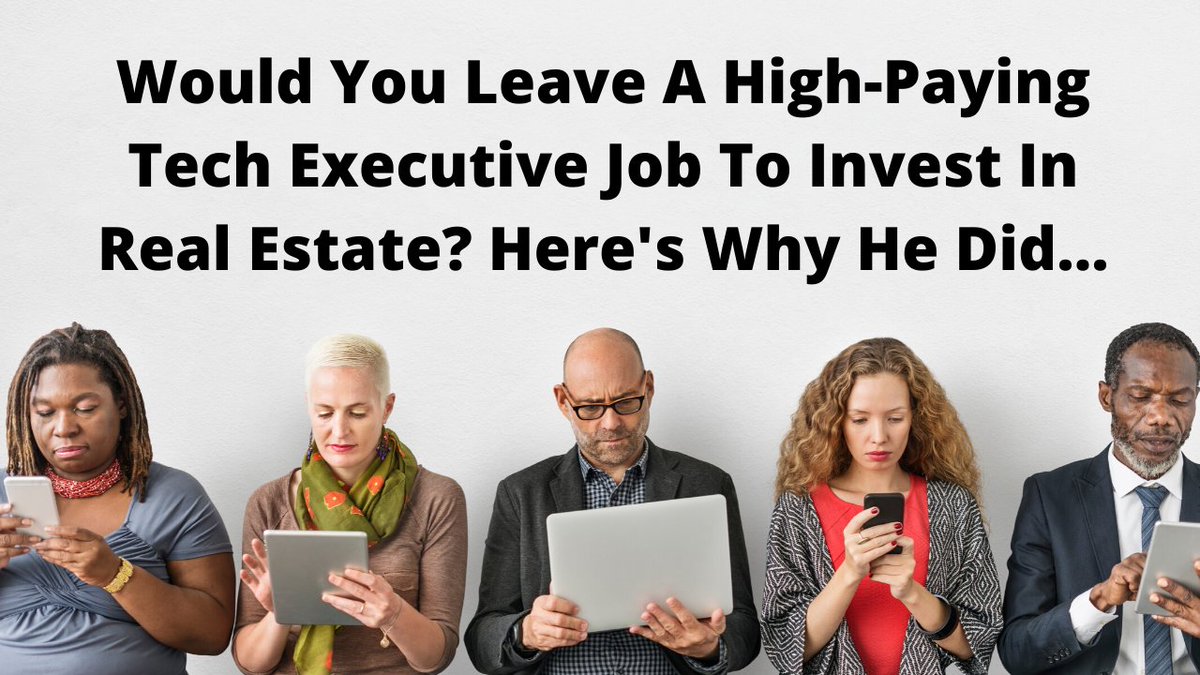 2ndhandsuccess's tweet photo. Would you leave your C-Level Tech Position to invest in #realestate?

Here's why this #Entrepreneur doubled-down on real estate - https://t.co/I0szcGm3Kb https://t.co/MMqgkeEe0c