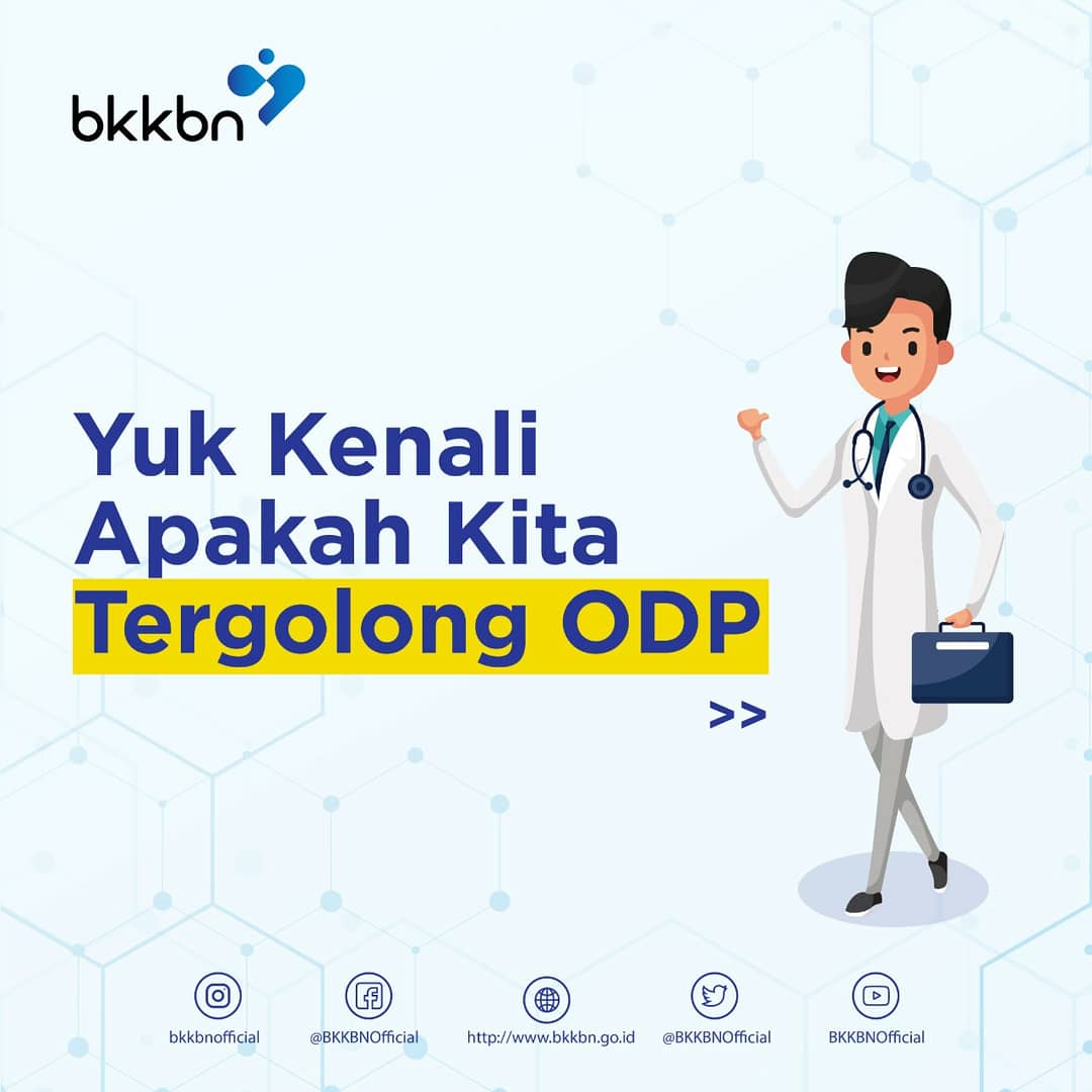 kemendukbangga's tweet photo. Hei.. #SobatBKKBN, kamu tergolong ODP bukan? Daripada bingung mikir sana-sini, mending kamu liat infografis dibawah ini agar lebih tau, Sob!
.
.
#BKKBN #TerencanaItuKeren #KeluargaHebatTerencana #LawanCorona https://t.co/tmhkg3HwM3