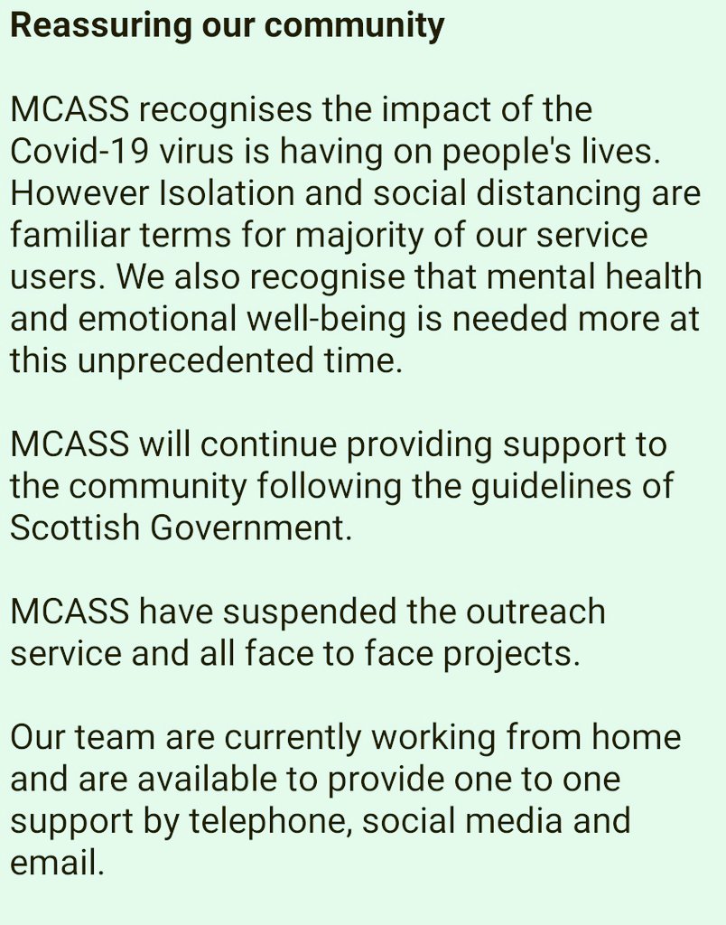 MCASScot's tweet photo. Please refer to our website for any new enquiries. https://t.co/InpDNbmPQP