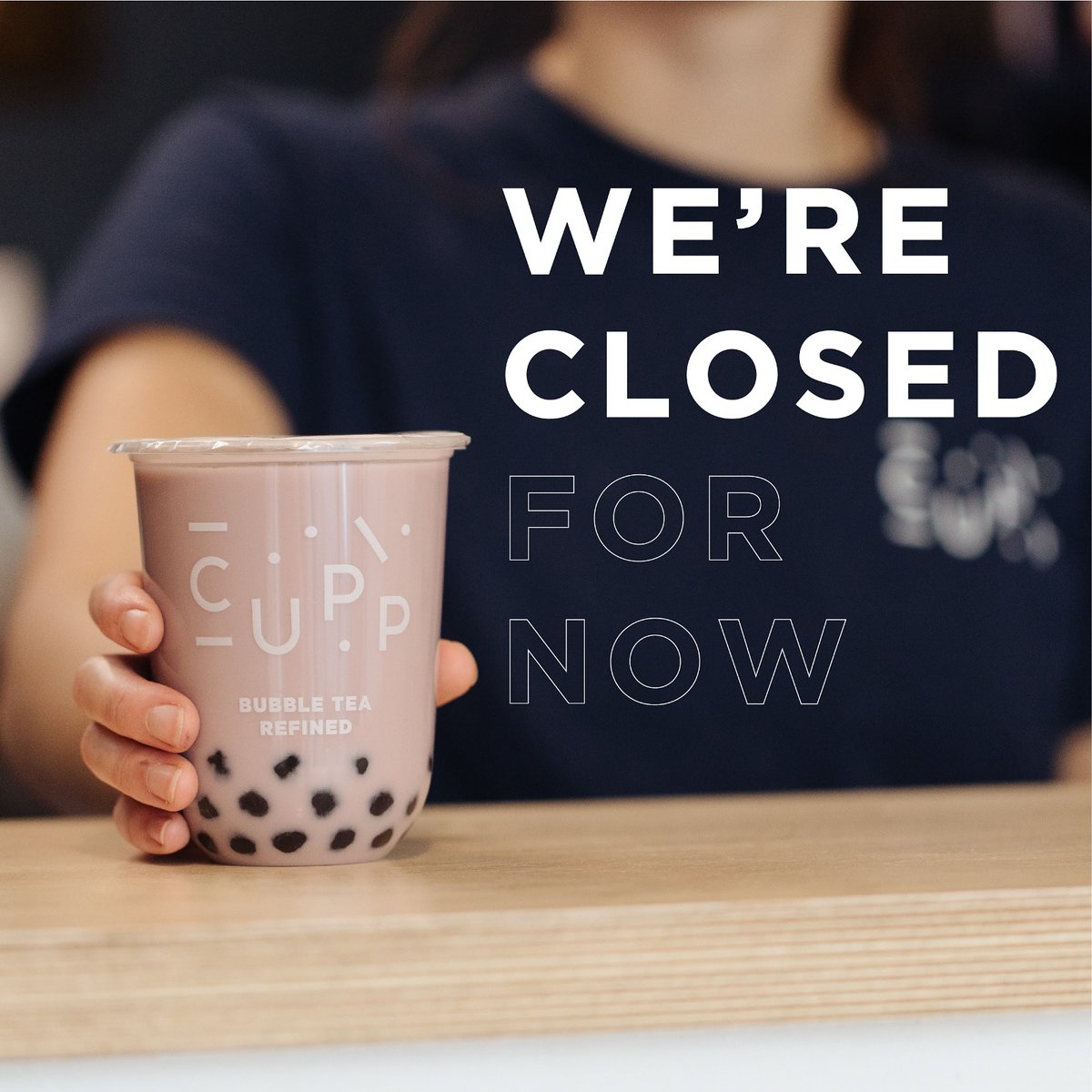 cuppbubbletea's tweet image. We have now decided to close all our stores and stop deliveries. 
We will be donating any excess stock and milk to food banks and other places in need. We will open again in the future, as soon as it is safe to do so. Thank you so much for your support over the past weeks ✨