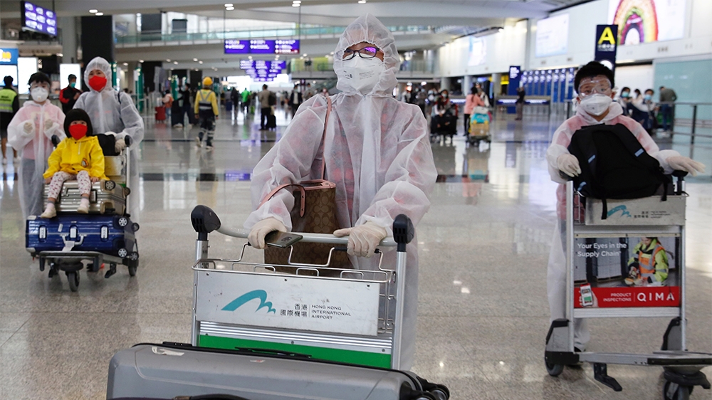 AJENews's tweet image. Hong Kong bans all non-resident arrivals over coronavirus aje.io/nnwyz