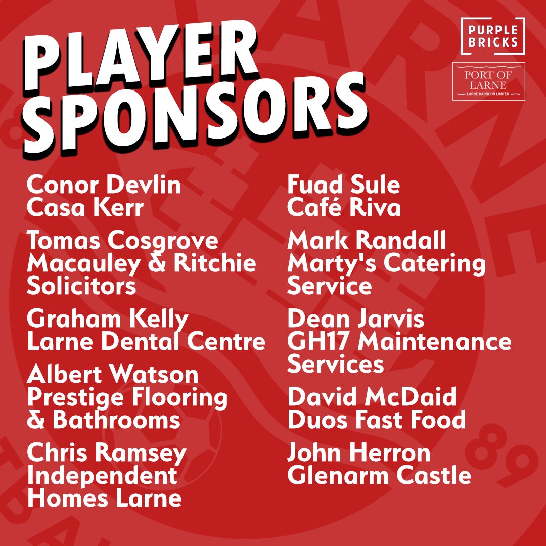 Larne FC The Official Larne Football Club site