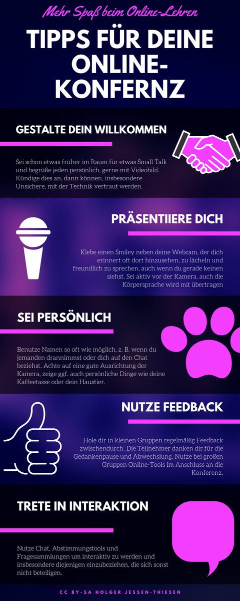 BildungGanzOben's tweet photo. Tipps für deine nächste Online-Konferenz, egal ob für deine Fortbildung oder deine Klasse. #twitterlehrerzimmer https://t.co/gyqBXgEaMI