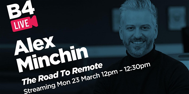 For those businesses and teams who are adapting to home working, join me at lunch time today...

Later today I'll be compressing months of knowledge into 30-minutes to share with you my best insights.

Save your seat at B4 Live here: lnkd.in/e9j3tRk

#ukbusiness #remote