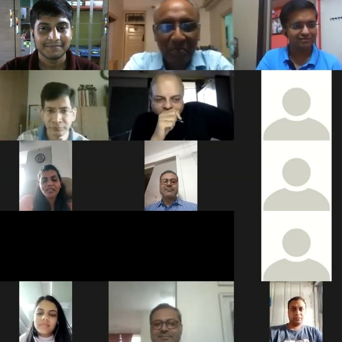 BombayToast's tweet photo. A glimpse from 1st Online meeting at Bombay Toastmasters Club meeting #299 themed Cheers. https://t.co/b3fM7WrFfd