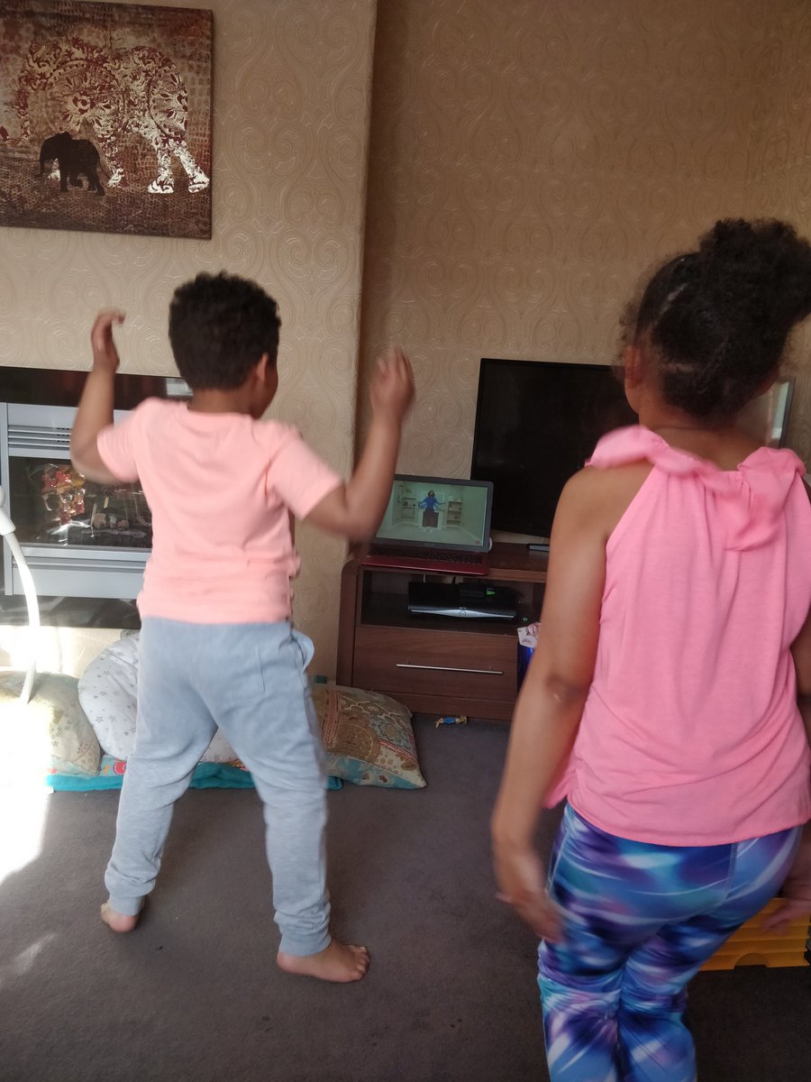 PE with The Body Coach this morning ,<a href="/AHPEandSport/">Acre Hall PE</a>