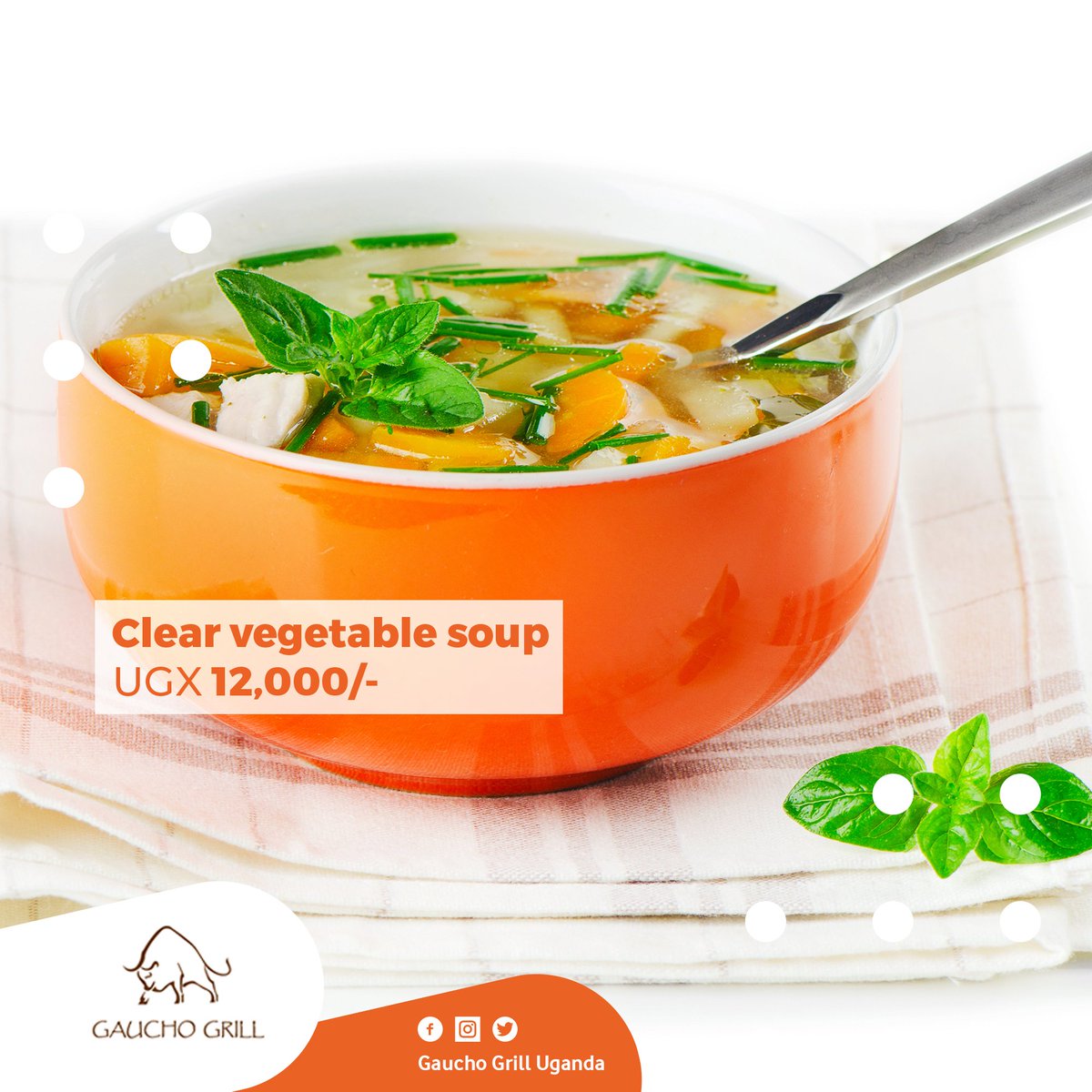 EasySundaysUG's tweet photo. Soup of the day, clear vegetable soup
Have a blessed week
#GauchoGrillUG
#EasterKuGaucho
#Azukidde https://t.co/NH7fiONOhd
