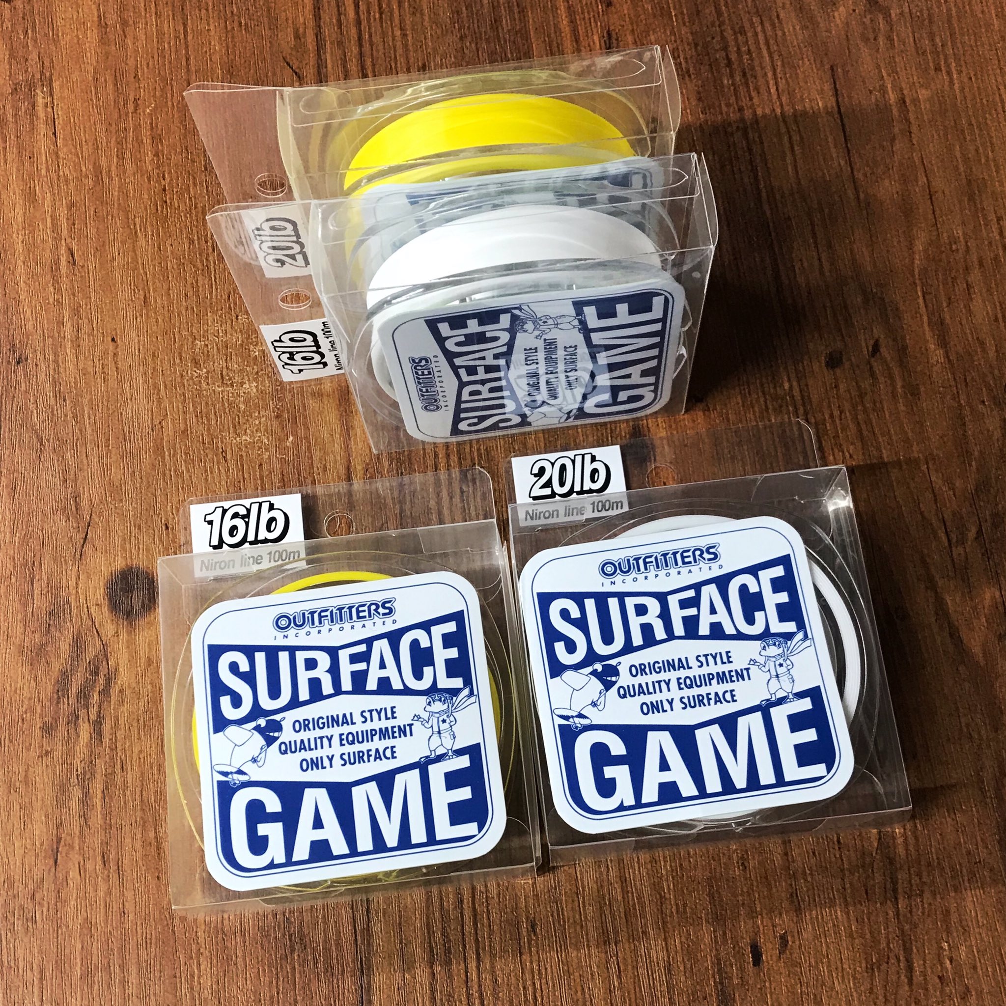 تويتر Minority Tb على تويتر アウトフィッターズからナイロンライン Surface Game が再入荷 他の ナイロンラインに比べて柔らかく 伸びの少なさや糸グセも付きにくいトップウォータープラグの為のナイロンラインです オンラインショップにアップしました