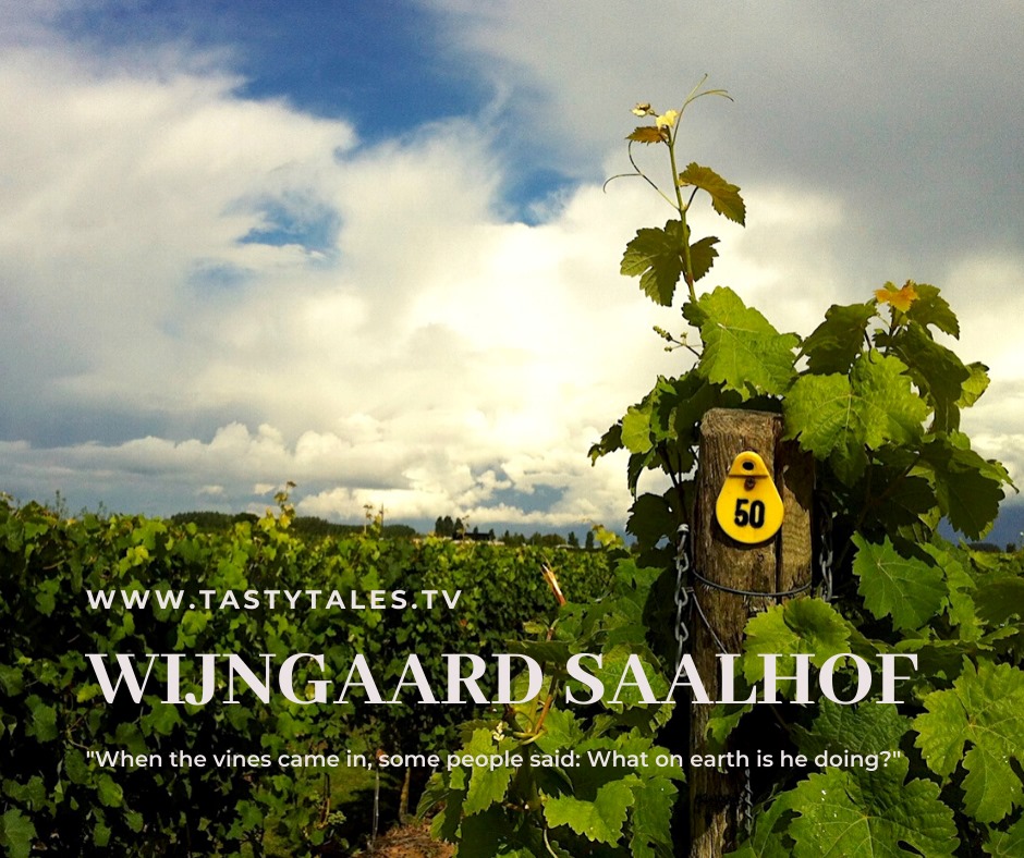 Owner Siem Loos of winery <a href="/Saalhof/">Wijngaard Saalhof</a> used to have a thriving paint and finishing business with a lot of employees before he decided to make the switch to become a winemaker. Small wineries can use your support in these hard times #supportyourlocal #winelover tastytales.tv/wineries/wijng…
