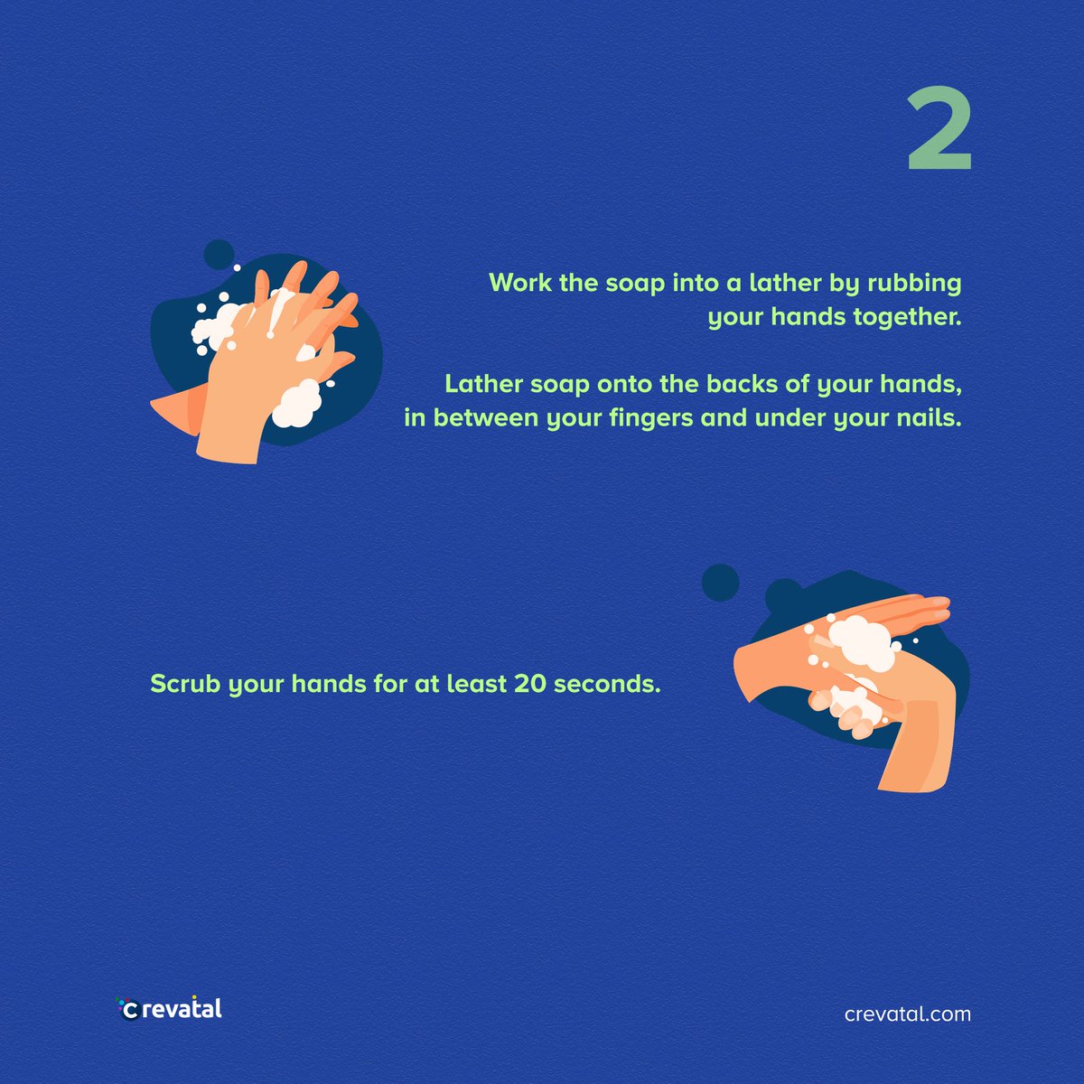 crevatal's tweet photo. Soap and water are your best defences against viruses.
Here are five simple steps on how to wash your hands properly.
Stay Safe, Stay Healthy.
#covid19 #preventivemeasures #stayathome #covidinnigeria #updateoncovid19 #handwashingtips #pray4italy #covid19inafrica https://t.co/V1VvfYKDO9