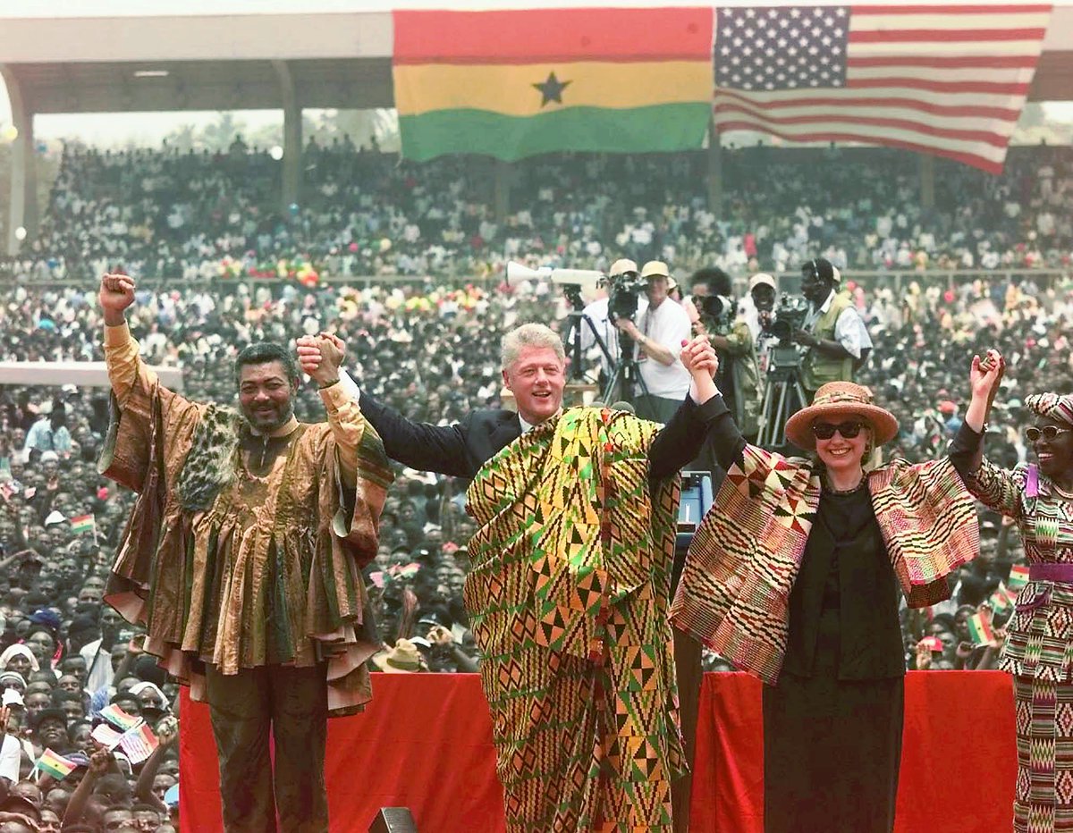 US Embassy Ghana on Twitter: "#OTD in Ghana-U.S. History: On March 23, 1998, U.S. President Bill Clinton arrived in Ghana. This marked the first visit of a sitting U.S. president to Ghana.