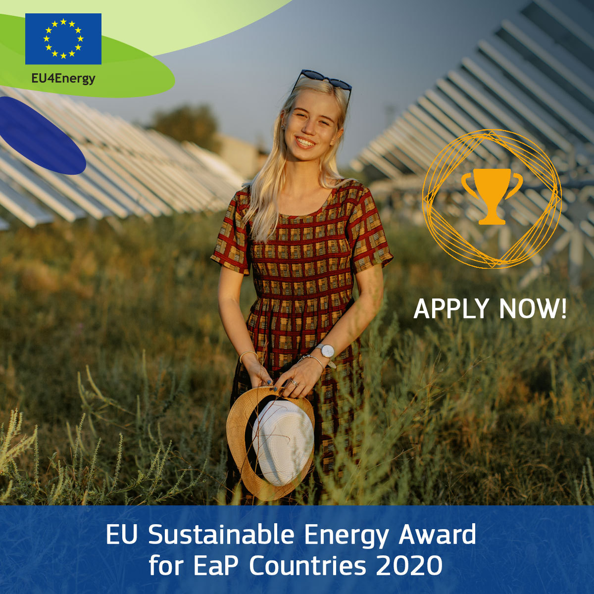 Have you received EU funds for an energy efficiency or renewable energy project or investment? Then you can apply for the EU Sustainable Energy Award for the Eastern Partnership! Finalists win a trip to Brussels =&gt; eapenergyawards.eu #EU4Energy #EUSEW20