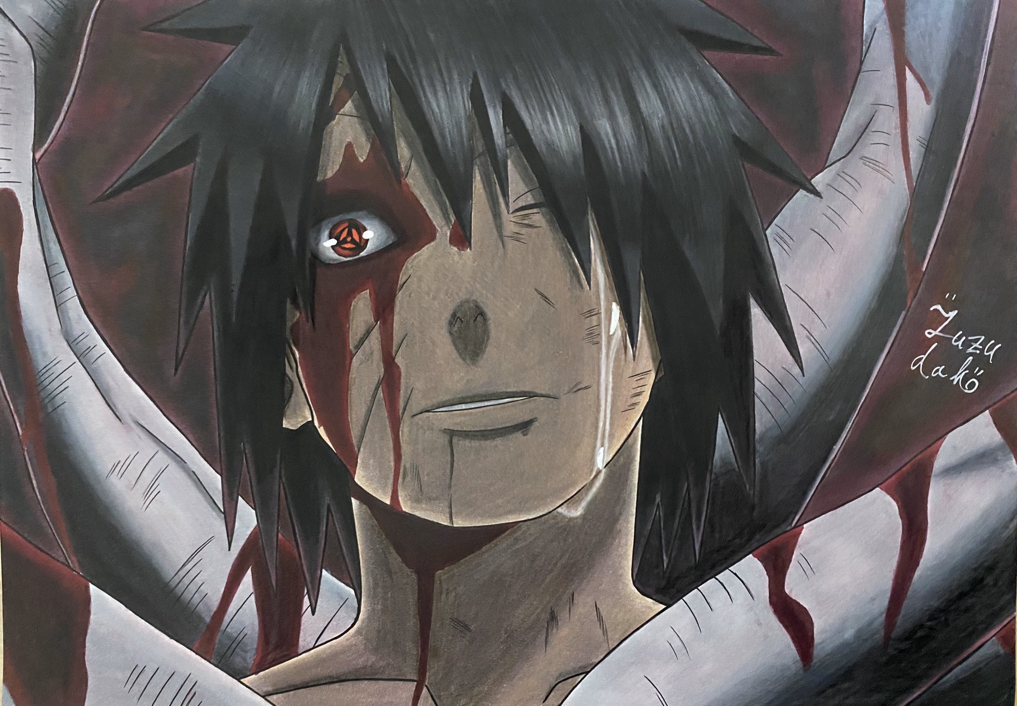 ゆずだこ 在 Twitter 上 うちはオビト完成しました 久しぶりのnarutoですyoutubeに投稿したので見に来てくださいhttps T Co fe3cjvei Naruto疾風伝 ナルト うちはオビト 写輪眼 万華鏡写輪眼 うちは イラスト 色鉛筆 コピック 模写 アナログ T