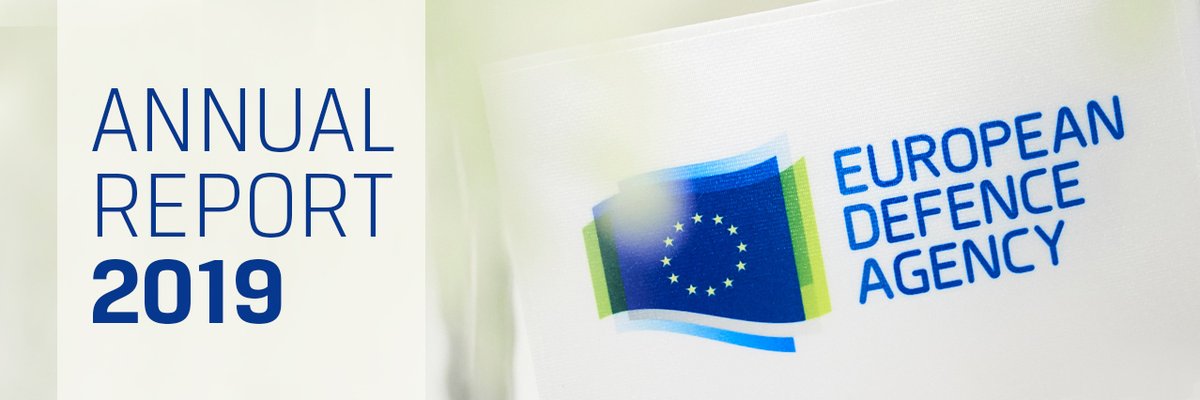 EUDefenceAgency's tweet photo. #EDA Annual Report 2019 is out!  
Find out about our achievements on #EUDefence
 👉 https://t.co/WGOUxU3DpJ

✔️ Consolidation and implementation of #EU #defence tools  
✔️ Growth of EDA's activity portfolio 
✔️ Launch of 1st #CARD cycle  
✔️ Developed Strategic Context Cases https://t.co/nV3lsrUsvu