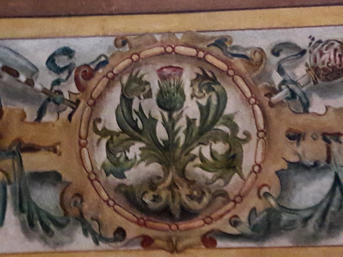 GeddesCentre's tweet photo. Thistle go down well! Weekly Haiku comp! Today inspired by a motif which adorns @Riddlescourt My meagre effort (can u do better?):
A clump of prickles
A proud spear, a purple crown
Symbol of this land
@ByLeavesWeLive @CreativeScots U could win a prize!
New one next Monday! https://t.co/N3x9oQWTmZ