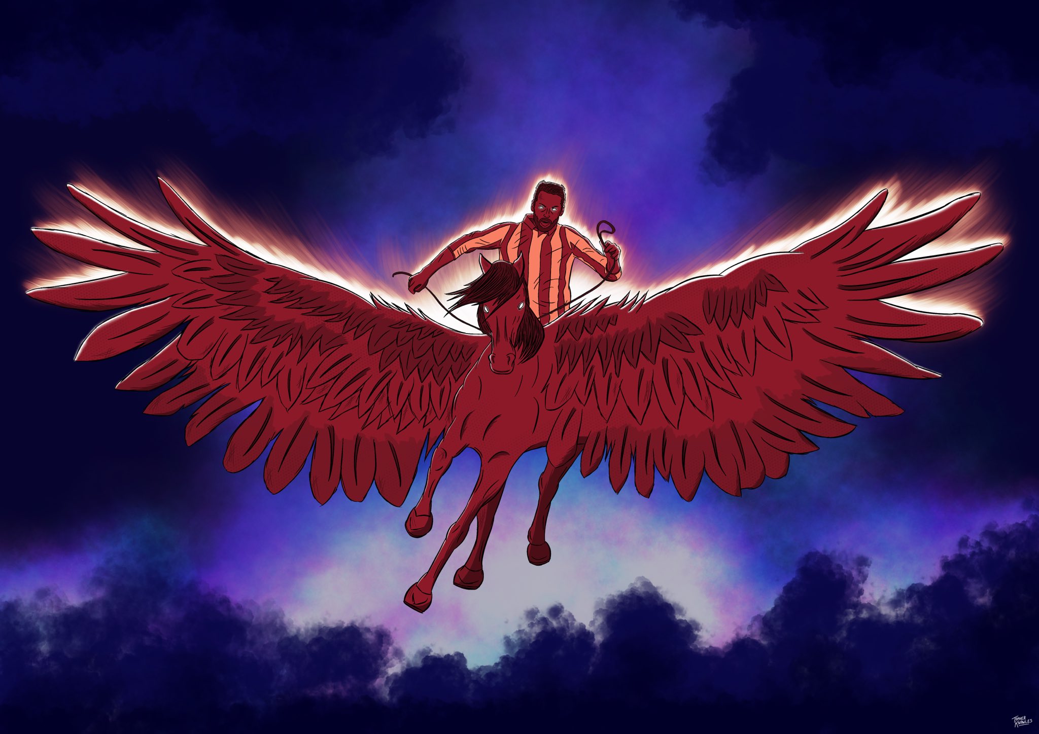 Happy birthday Nick Powell. May your winged steed take you to the places you wish for. 