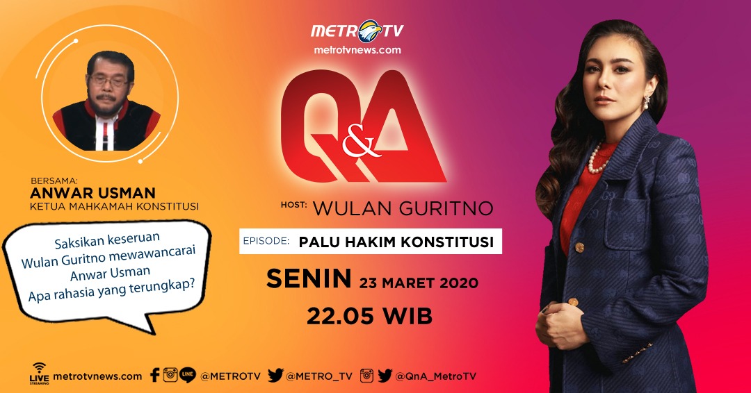 Walau terlihat tegas saat memimpin sidang, Ketua Mahkamah Konstitusi Anwar Usman ternyata sosok hakim yang menyukai dunia seni. Selain suka dengan film dan musik India, ia juga memiliki bakat akting. #QnAMetroTV #PaluHakimKonstitusi hari Senin (23/3) pukul 22.05 WIB di Metro TV.