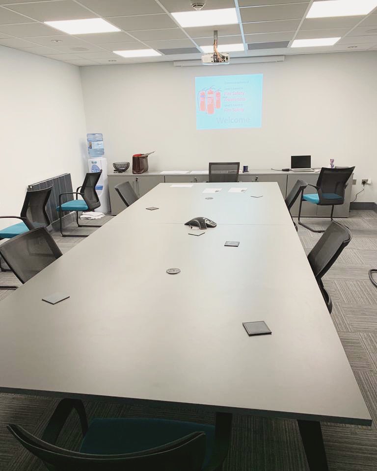 Following recent government suggestions to stop the spread of COVID-19 our room which has a capacity of 16 people now accommodates 6 per course to help keep social distancing. Small number courses are still going ahead with the important Health and Safety training.