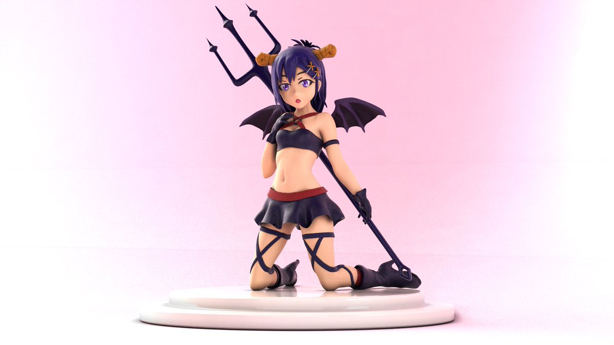 Twitter पर きり ガヴリールドロップアウトのヴィーネちゃん ガヴリールドロップアウト ヴィーネ Modo Zbrush