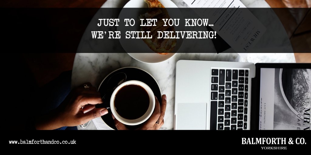 BalmforthandCo's tweet photo. Just to let you all know we can still deliver our lovely coffees and drinks 😍☕️

For more details, please contact us here 👉https://t.co/bAmbtauz4V
.
.
.
#coffee #Coffeefix #Coffeelover #barista #coffeelove #balmforthandco #yorkshire #cafe #coffeeshop #Yorkshireis https://t.co/StKeAsOZNh