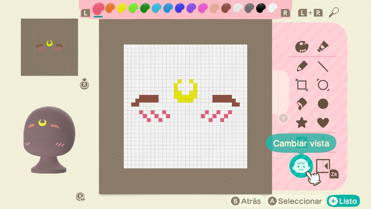 Litchling Moon Crystal Power Make Up Animalcrossingnewhorizons Acnh Animalcrossing Sailormoon Nintendoswitch