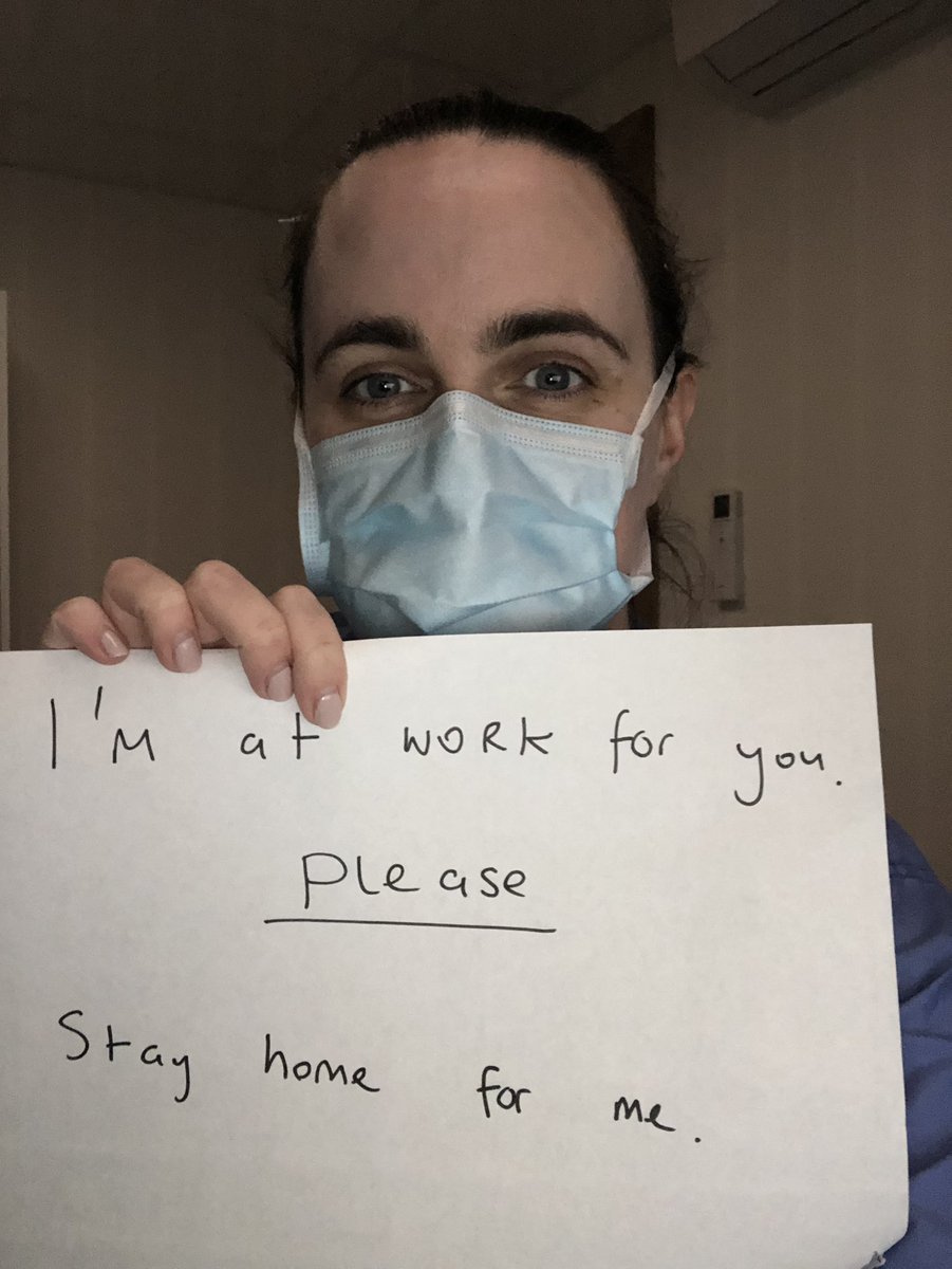 Those of us in the acute hospitals are seeing the shift 

🙏🏼🙏🏼🙏🏼 help us by playing your part

So many have bought in

Still more to convince 

By the time we run out of ventilators or staff or oxygen it will be too late

We didn’t pick this fight but together we can win it 🤜🏻🤛🏻