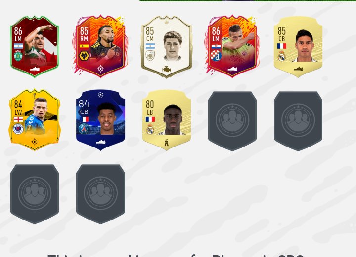 Amin30542020's tweet photo. My untradeble players, can samebody help me create Squad
@ZwebackHD @AlluTuplapisteD @ChuBoi @FUTWIZ @Marshall89HD @MattHDGamer @Castro1021 @aa9skillz @NepentheZ @EASPORTSFIFA https://t.co/3kkIEPL4uA