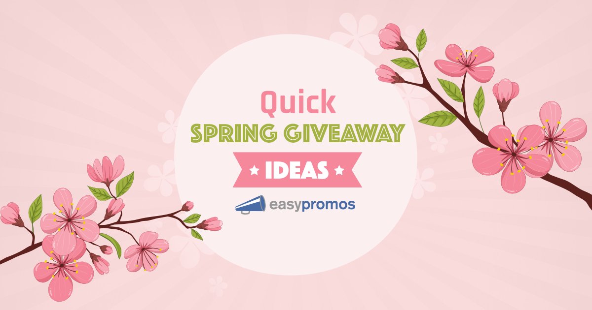 easypromosapp's tweet image. Boost your social media engagement with these quick and easy springtime giveaways! 🌷
epr.ms/3ae9z7s 
#Easypromos #DigitalMarketing #SpringCampaign #SocialMediaGiveaways