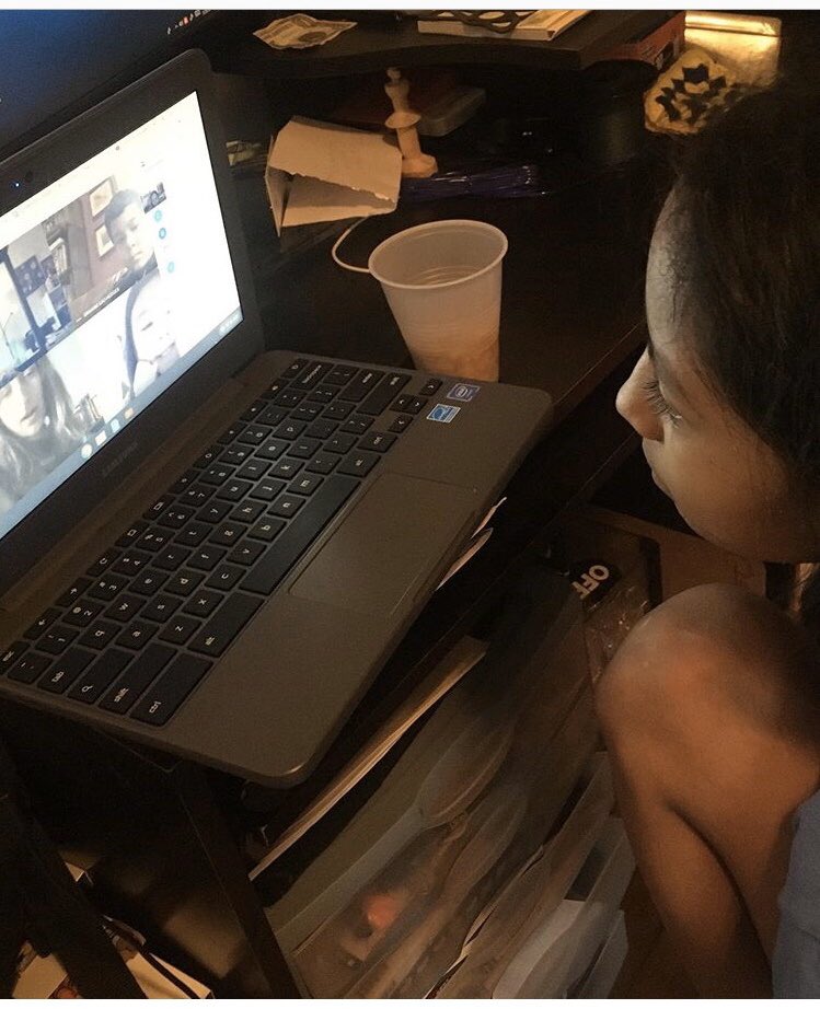 It’s Monday and school is in online session #playon #StayHome