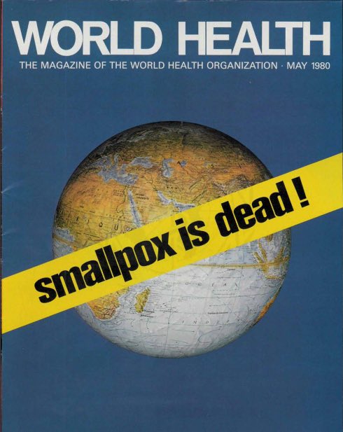Viruses were ever-present in the lives of our forebears, amongst them the feared smallpox. Now, thanks to vaccination and the efforts of people around the world, smallpox is dead. Stand fast friends, we’ve done this before and we can do it again.
#MondayMotivation #COVID19