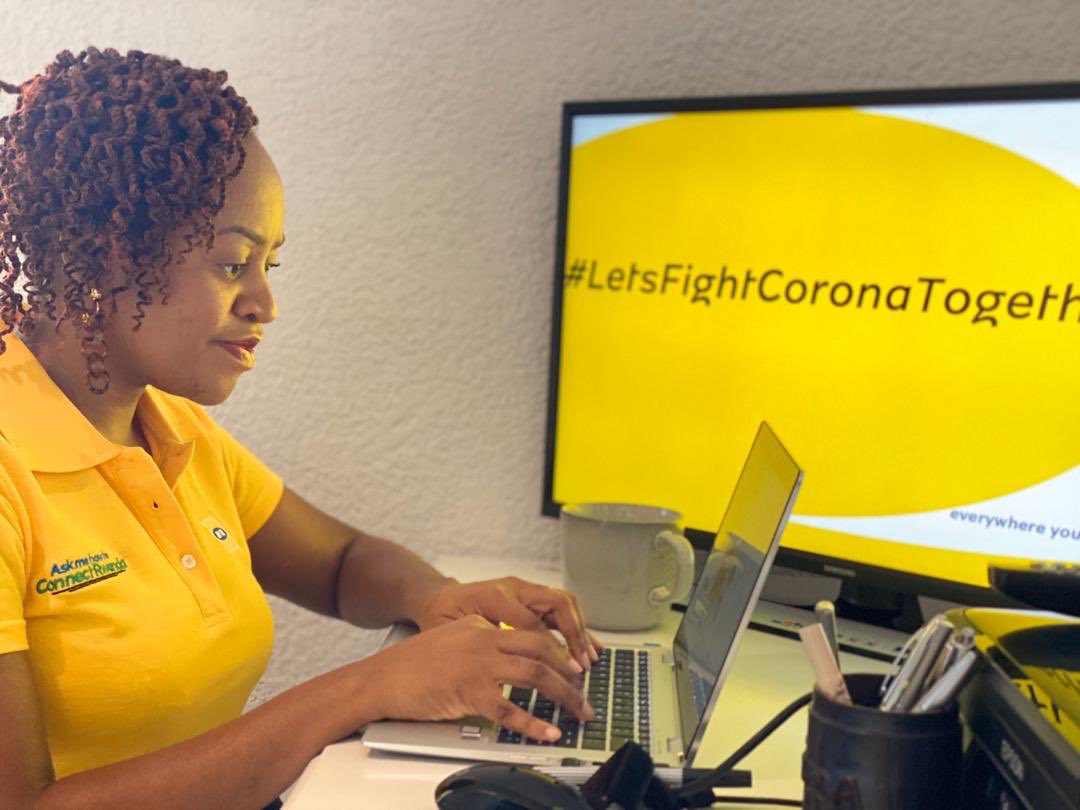 MTNRwanda's tweet photo. Thank you #RWoT for your time to #AsKMitwa @mkngambi about all your queries concerning #MTNMoMo. As always our DMs are open for any more burning issues. We will keep you posted on the next #AskMitwa session.
Stay Safe and #LetsFightCoronaTogether
We’re #GoodTogether https://t.co/OMGQKJVbX3