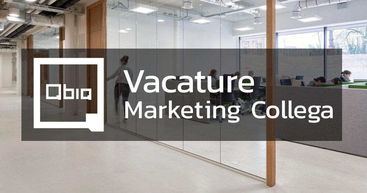 QbiQ1's tweet photo. Zoek jij een leuke en inspirerende werkplek en ben je een kanjer in marketingcommunicatie? Reageer dan snel via https://t.co/pttFx7rrbY 

#vacature #marketing #communicatie https://t.co/09wECaf9KS