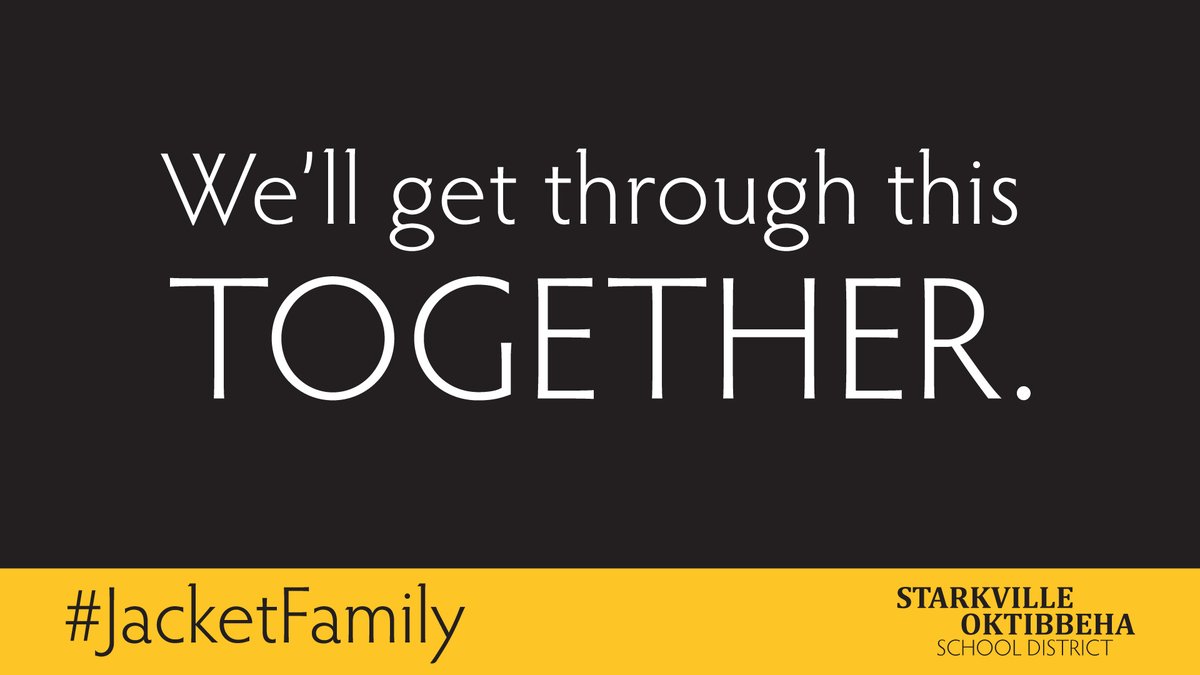 One of the many strengths of the #JacketFamily is our love for each other. We can't accurately predict what the coming weeks will bring.  With certainty, however, I assure you we are here to support each other &amp; your children, &amp; we will get through this together. #JacketJumpstart
