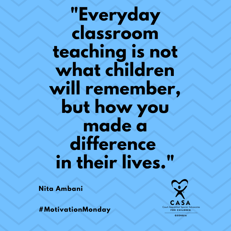 DoughertyCASA's tweet image. #MotivationMonday #CASA