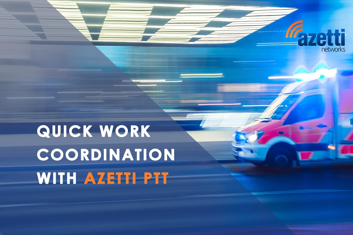 Azetti #PTT helps organizations to react quickly in their daily activities. Communicate without boundaries and safe time with our #realtime #pushtotalk #solution! For more information contact us at sales@azetti.com