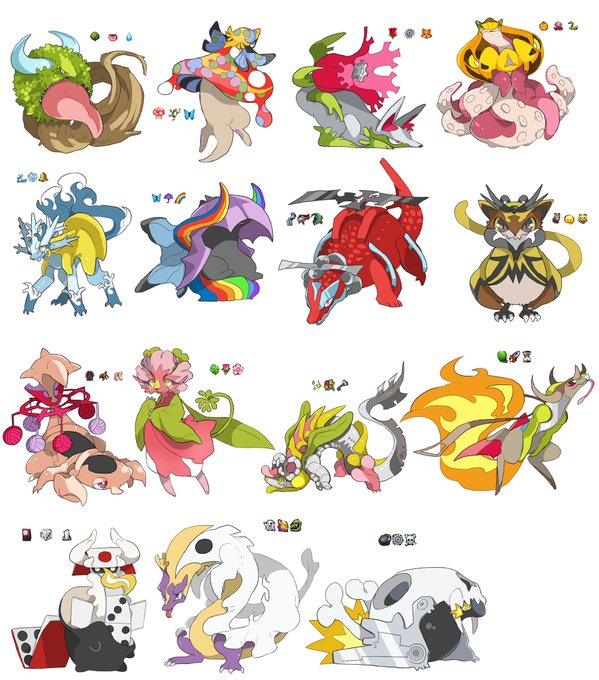 「fusion pokemon (creature)」 illustration images(Popular)