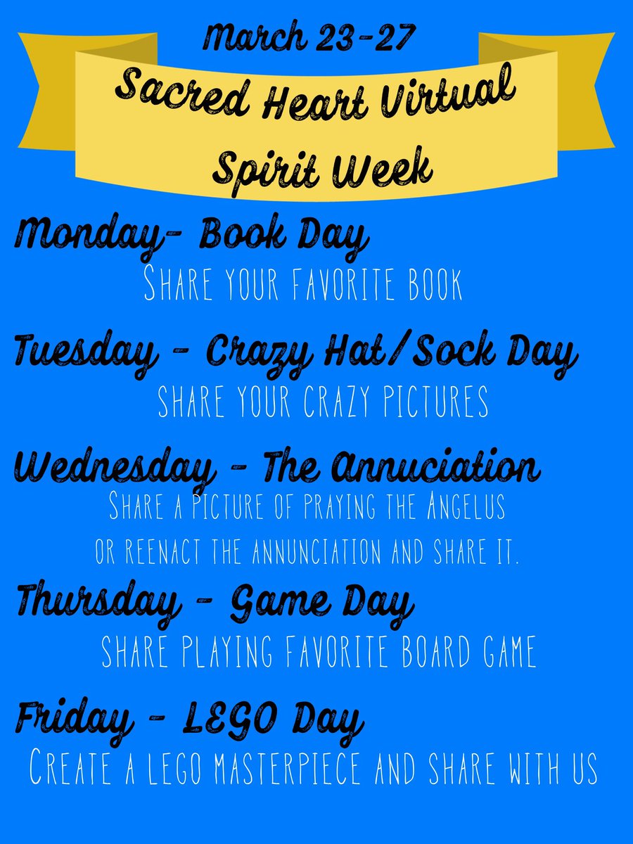 HeartBath's tweet photo. Join us for Sacred Heart Spirit Week! Share postings for each day! Today show us what you are reading or your favorite book! #askmewhyiloveshs #shrocks #beaconofbath https://t.co/nosVjeDR6q