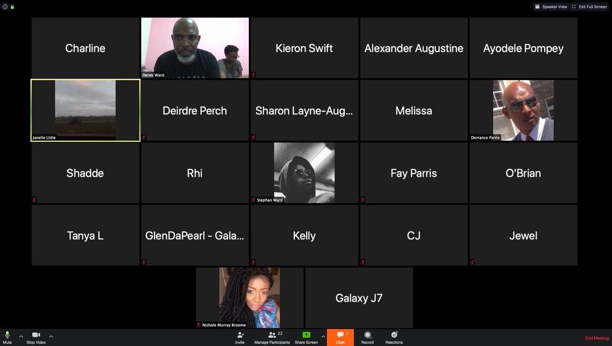 Derekaward's tweet photo. Had our first virtual prayer gathering and was tremendously blessed by the prayers of God’s people. #harvestbarbados #unceasingprayer #SocialDistancing https://t.co/SCxhWOR1xr