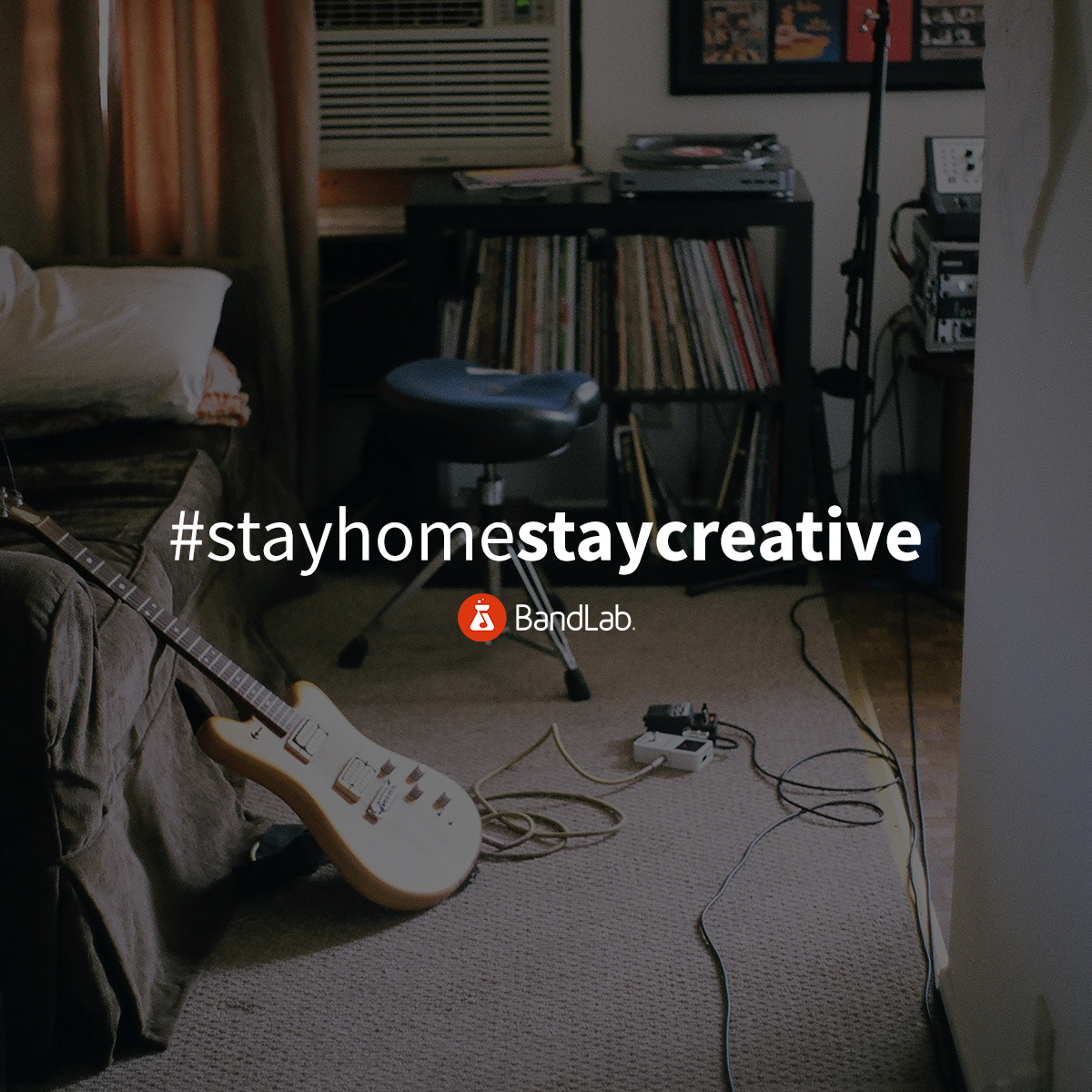 BandLab's tweet photo. Join #stayhomestaycreative challenge on BandLab! We’re featuring the best tracks created while we stay inside to stop the spread! Find out more here: https://t.co/7Jfpxuwi5l https://t.co/vNzvTnm52w