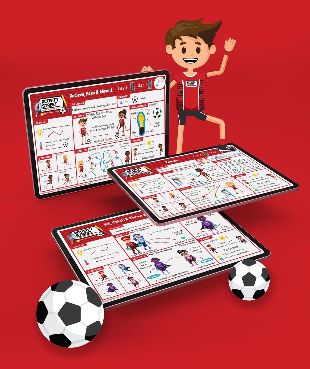 activityst's tweet image. Activity Street
Hundreds of Primary PE Lesson Plans!
activitystreet.co.uk