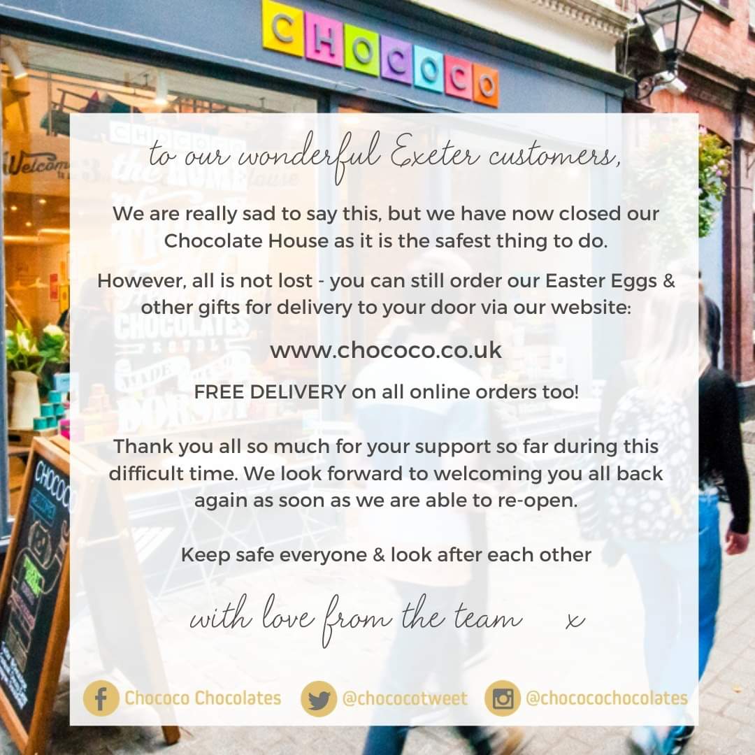Chococo Exeter tweet media