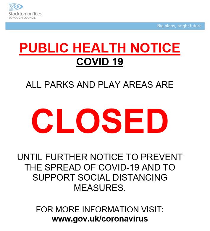 ***ALL PARKS/PLAY AREAS TO CLOSE***

🔐 We are closing all of our parks and play areas until further notice to help prevent the spread of COVID-19 and to support social distancing measures. 

👉 This includes both Preston Park Museum and Grounds (<a href="/pparkmuseum/">Preston Park Museum</a>) and its play area.