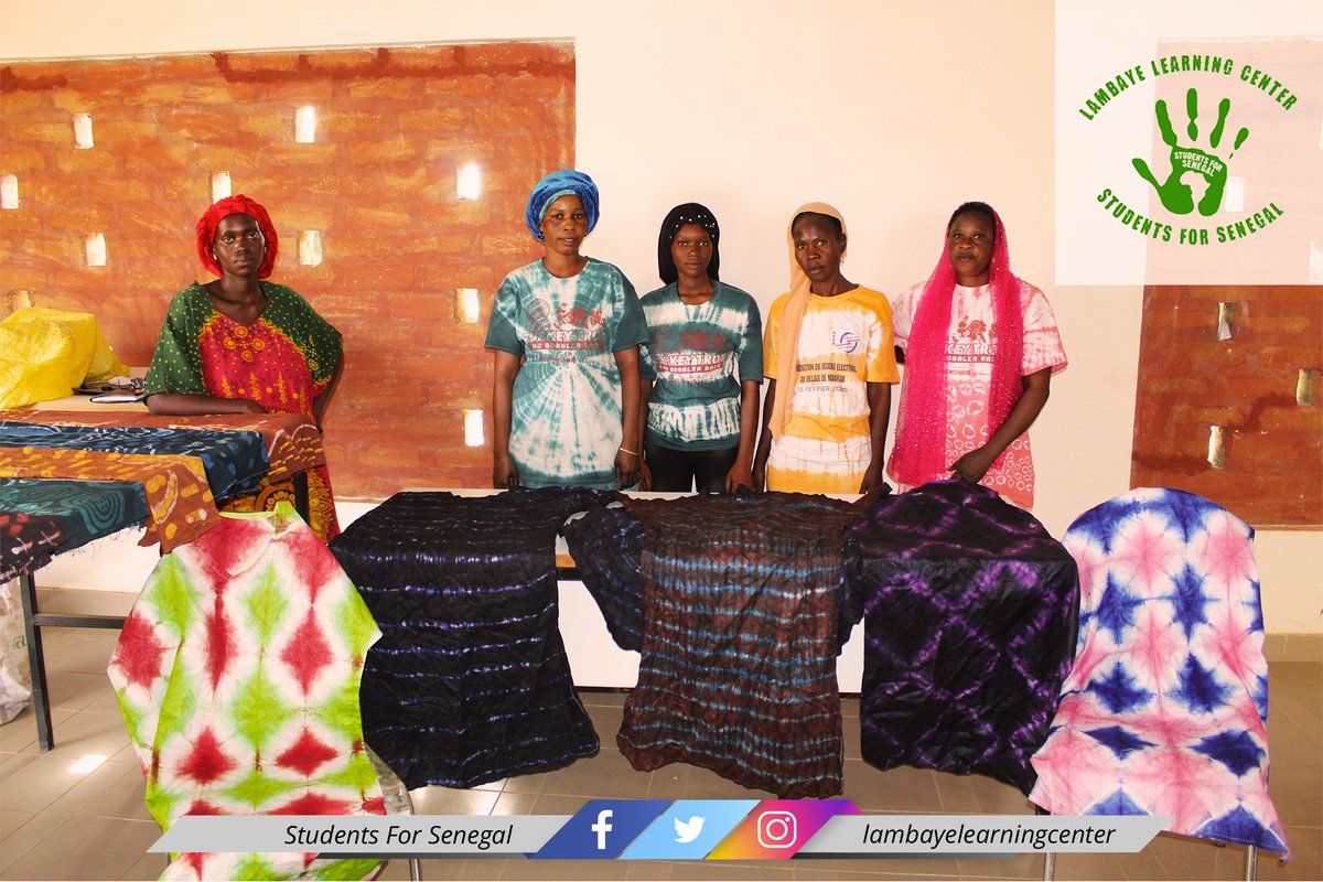 lambayecenter's tweet image. Nos félicitations à ce premier groupe de femmes qui vient de terminer sa formation en teinture et #DesignTextile. Ces femmes se sont constituées en GIE et vont bientôt démarrer les premières activités de teinture.
Bonne chance à elles !
#kebetu