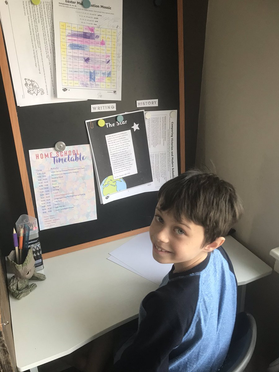 corbin023's tweet photo. @TownPrimary @Y4Say Joseph working hard today! Joe Wicks got the blood pumping this morning 😂 https://t.co/7JRllesHyS
