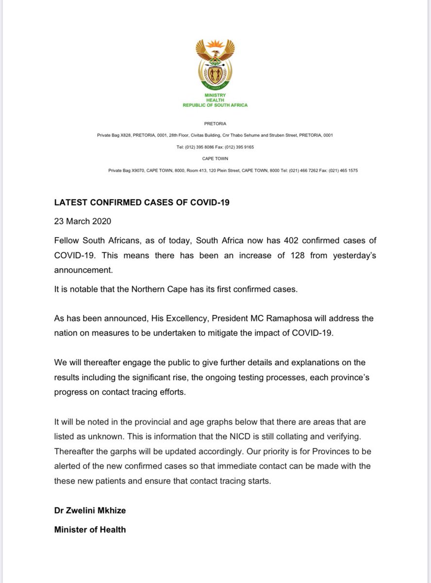 Zweli Mkhize tweet media