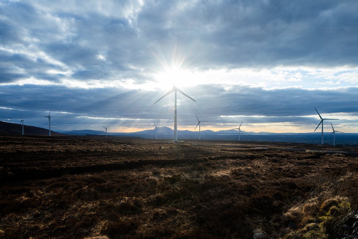 martinosweeney's tweet photo. The chosen turbine at Bunnyconnellan Wind Farm, Co. Mayo. pic credit @Keith_Arkins https://t.co/4MpewbfzEG