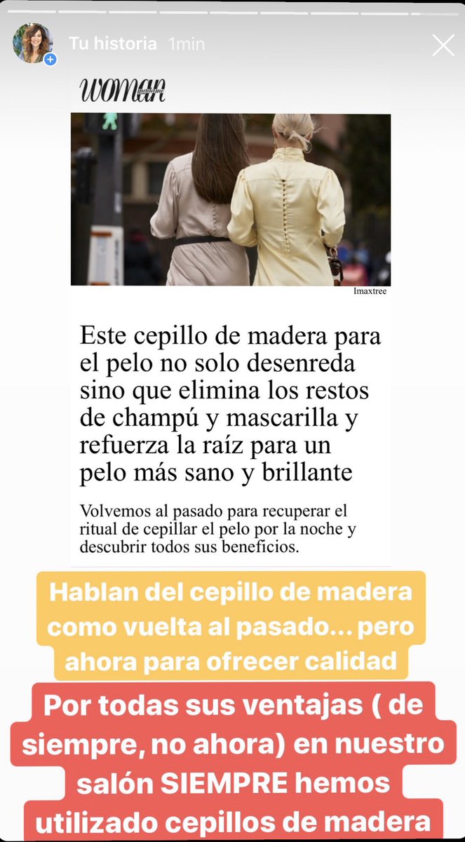 Llevo más de 25 años utilizando cepillos de madera, en mi salón solo se utilizan de madera. Y no hemos estado en el pasado, o sí, pero ahora no... 

Son muchos los beneficios de usar cepillos de madera. Salud capilar por encima de modas y tendencias
#consejos #peluqueriamadrid