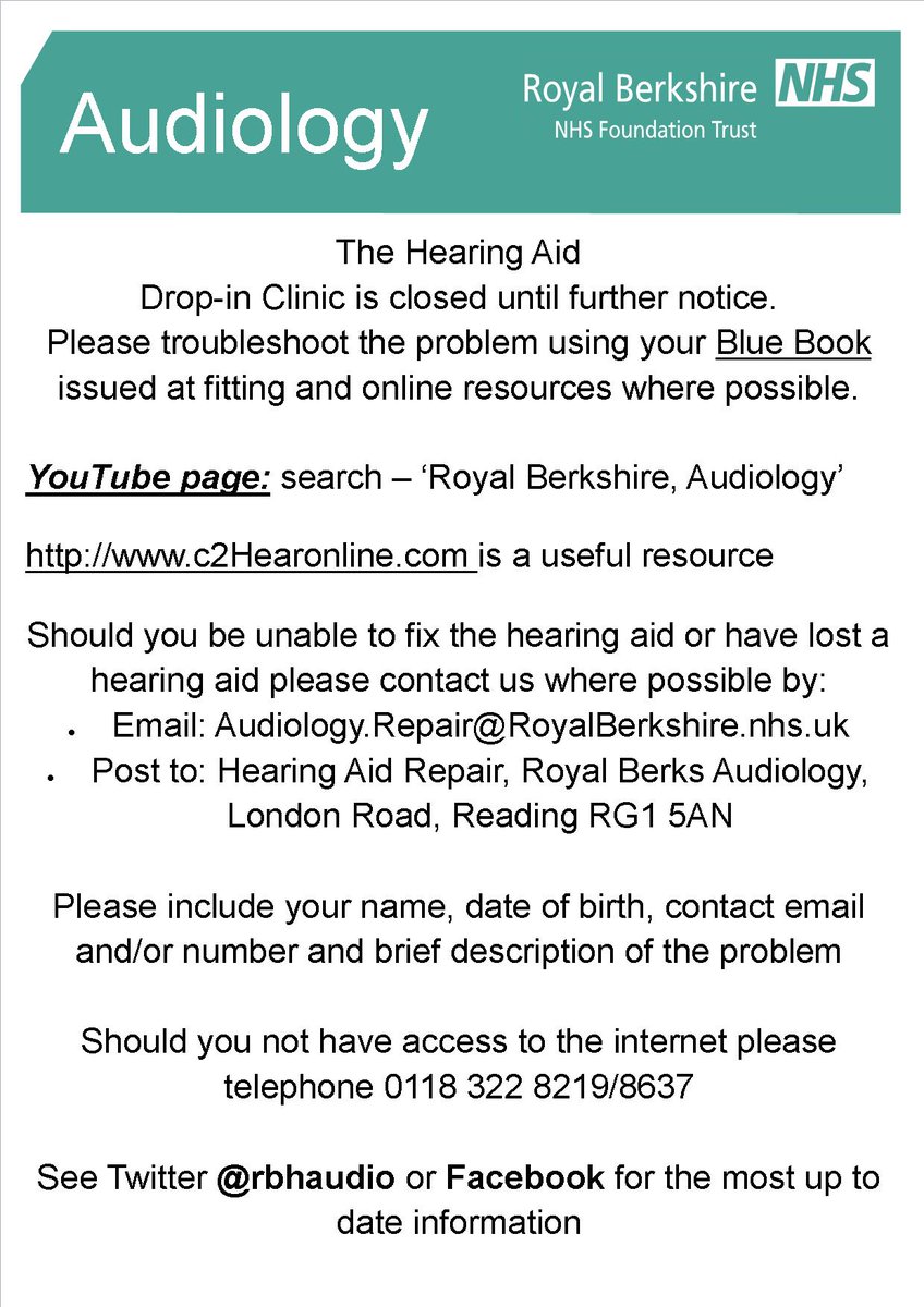 Hi everyone, apologies for any inconvenience caused but we have had to close our repairs service due to COVID 19