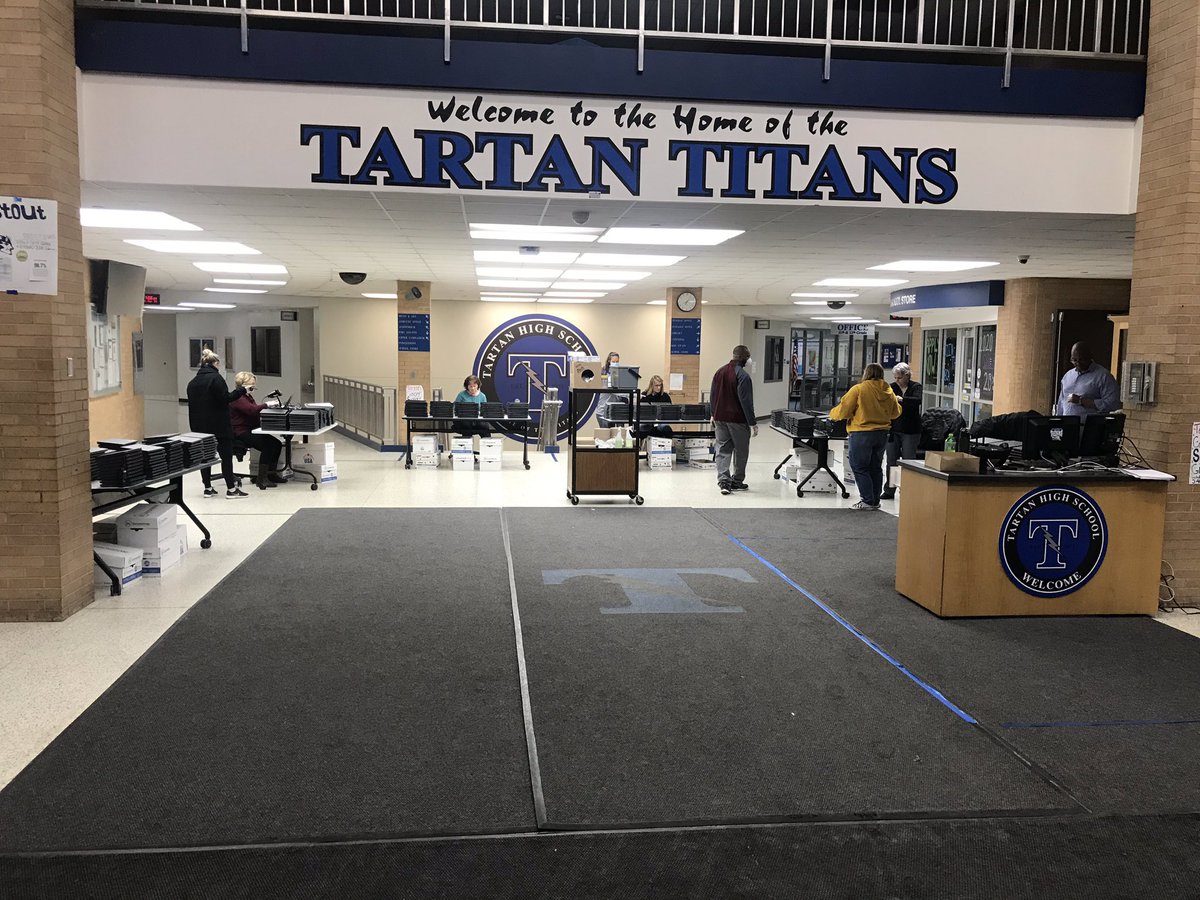 Laptop pick up has started at Tartan high school. Check your email for information and please fill out the form before arriving.<a href="/isd622/">ISD 622 North St. Paul-Maplewood-Oakdale</a> <a href="/TartanPrincipal/">Principal Thompson</a>